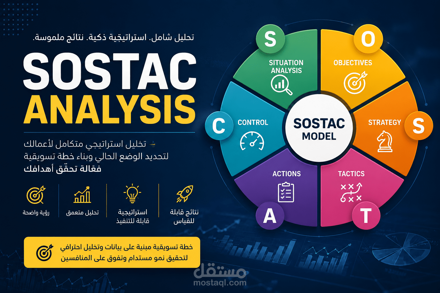 خطه تسويقيه كامله  sostac analysis لبراند قبل دخوله السوق