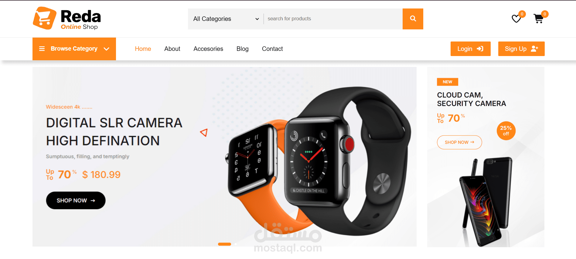 Reda Online Shop | E-Commerce Website