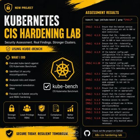 Kubernetes CIS Hardening Lab