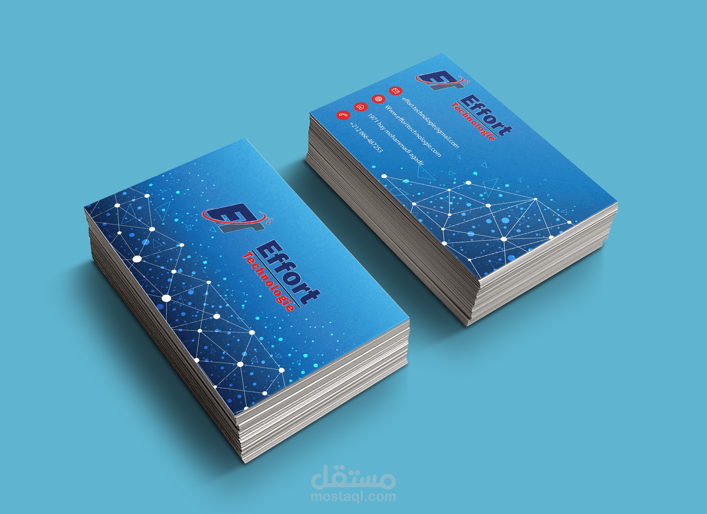 تصميم بطاقة أعمال _كارد بيزنس_