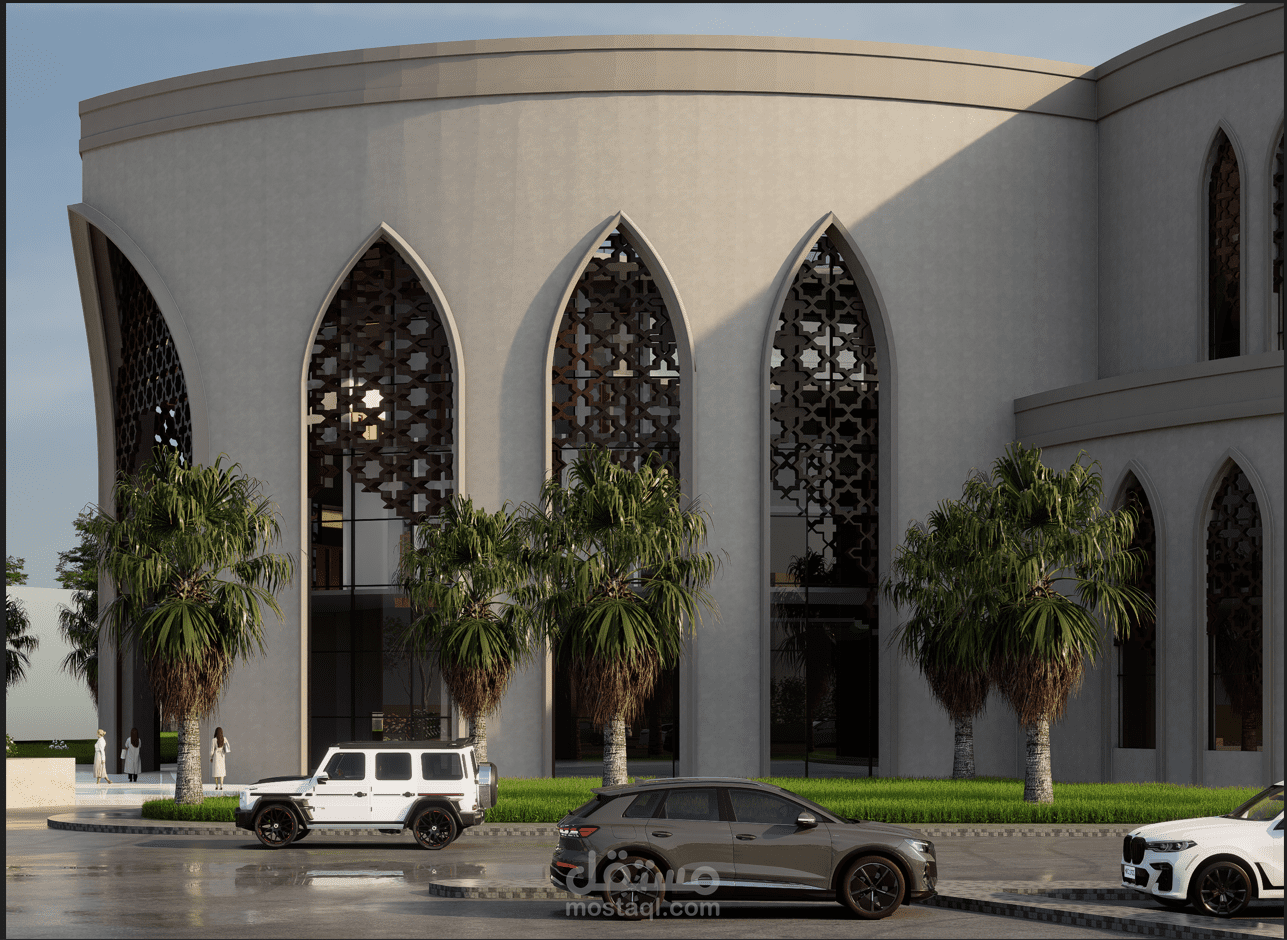 تصميم ونمذجة مخططات معمارية لمكتبة مركزية بالحرم الجامعي باستخدام الريفيت المعماري