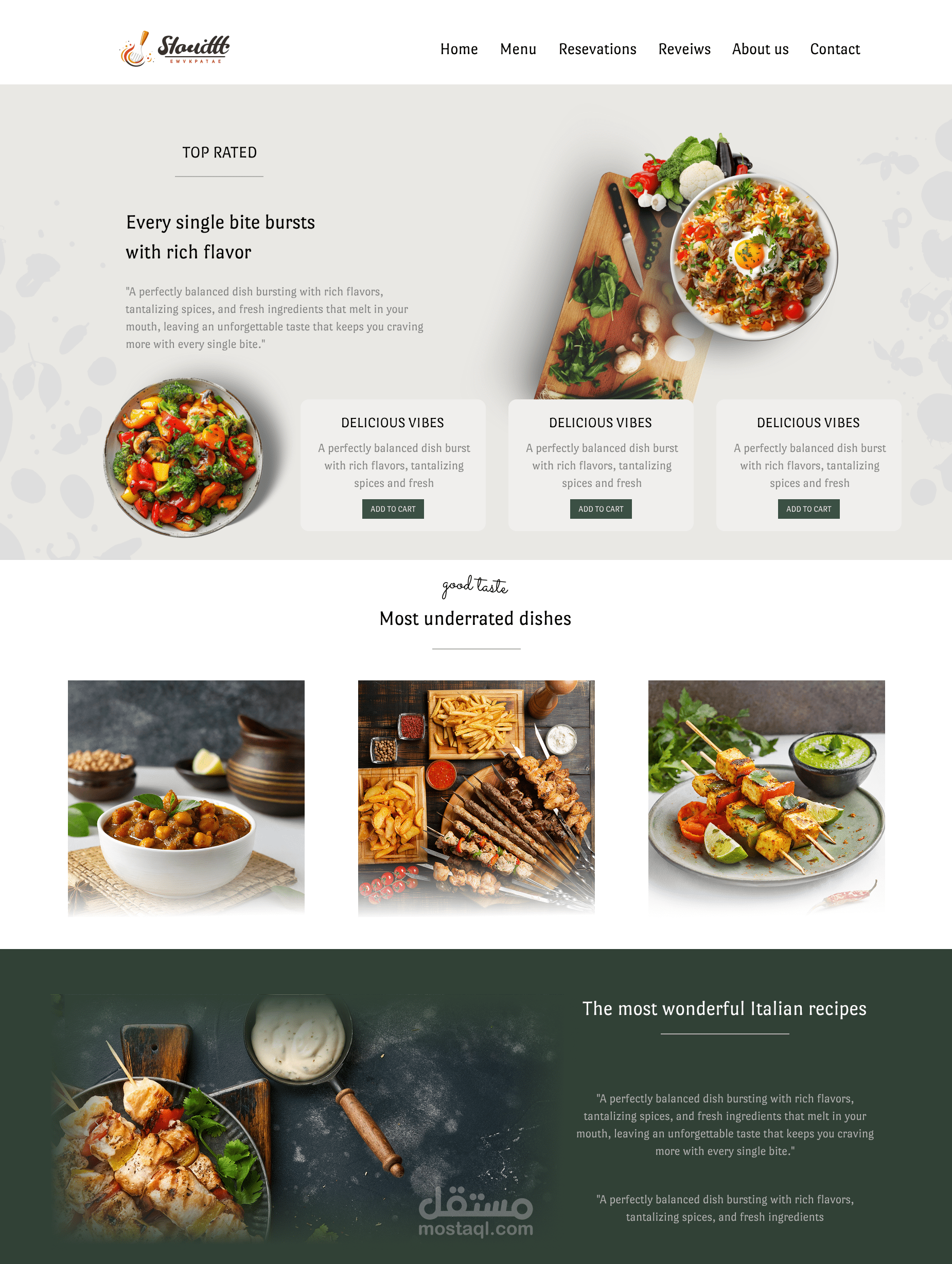 Landing page