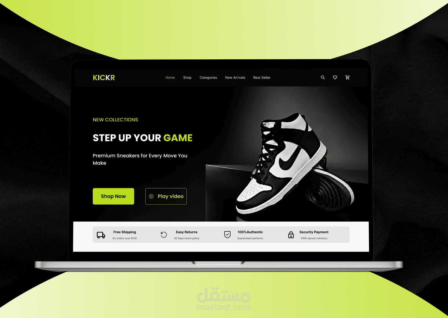 KICKR — Sneakers E-commerce Website