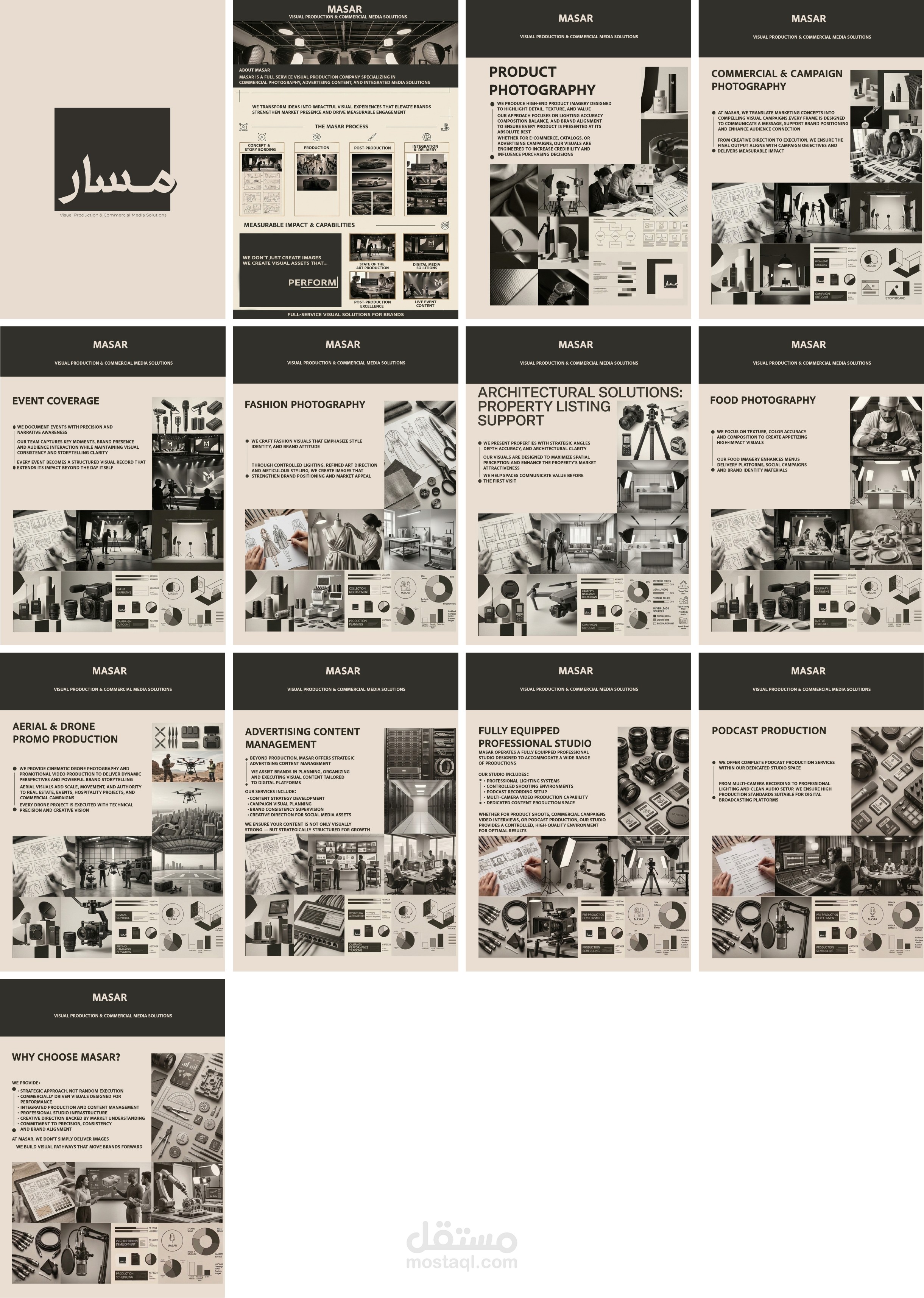MASAR Production House – Corporate Capabilities Deck & Brand Guidelines