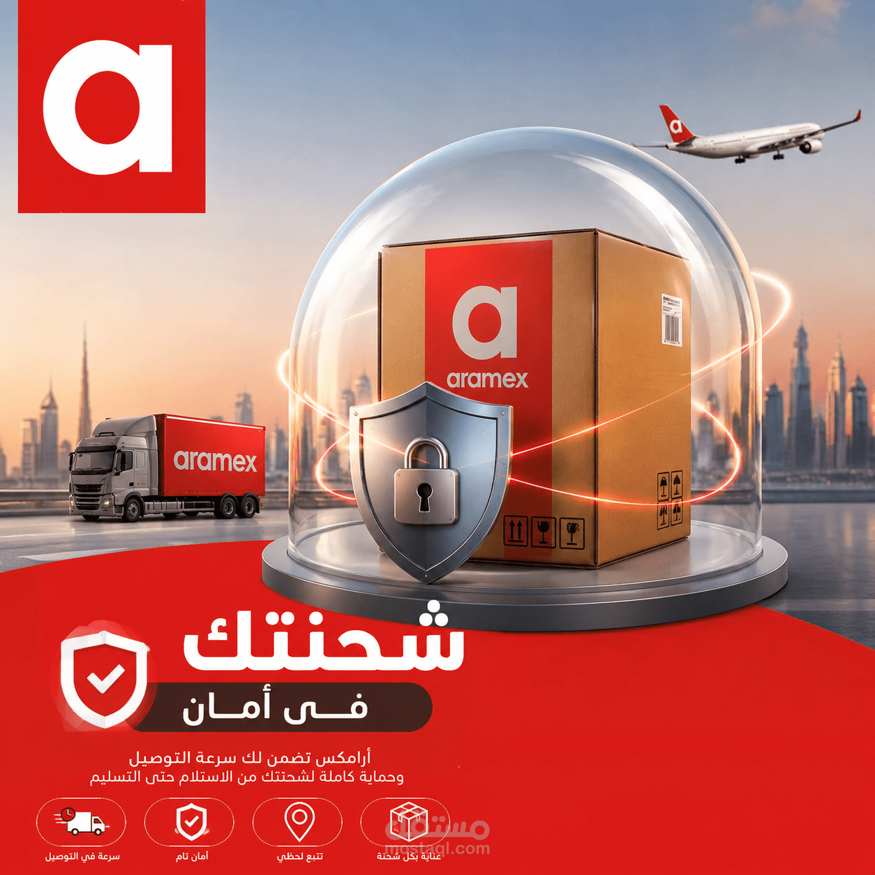 Aramex "Secure Logistics" Campaign