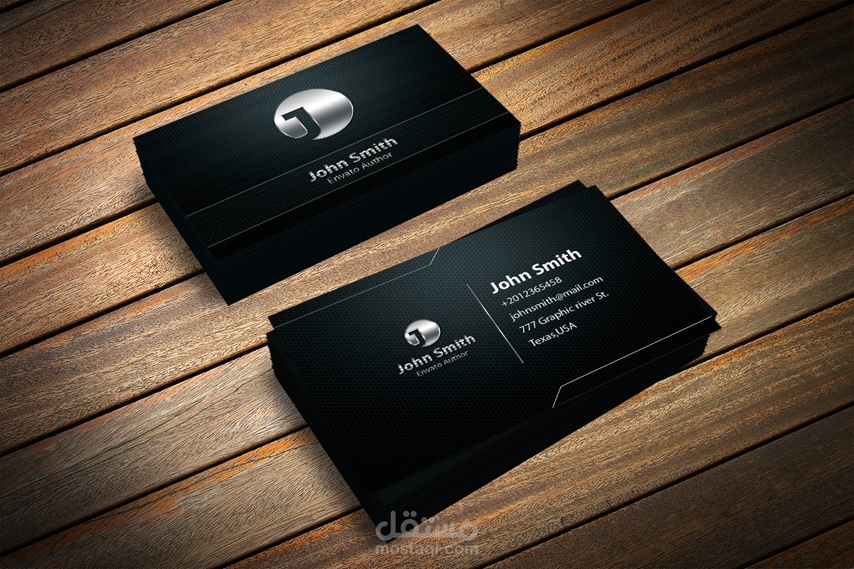 تصميم كارت شخصى