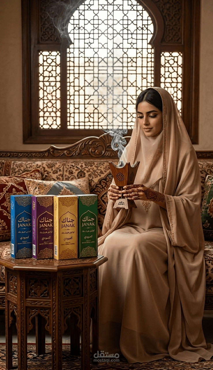 مونتاج فيديو إعلاني لمنتج (بخور) لمنصات السوشيال ميديا