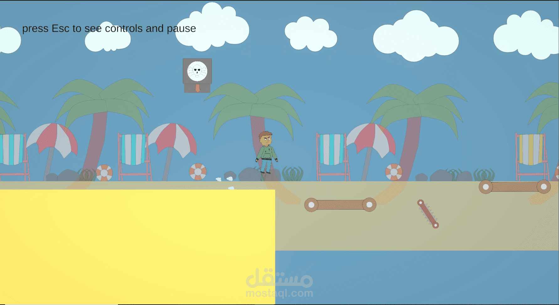 لعبة منصات 2D