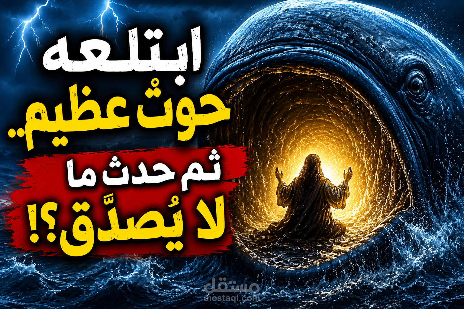 كيف ابتلع الحوت سيدنا اسماعيل
