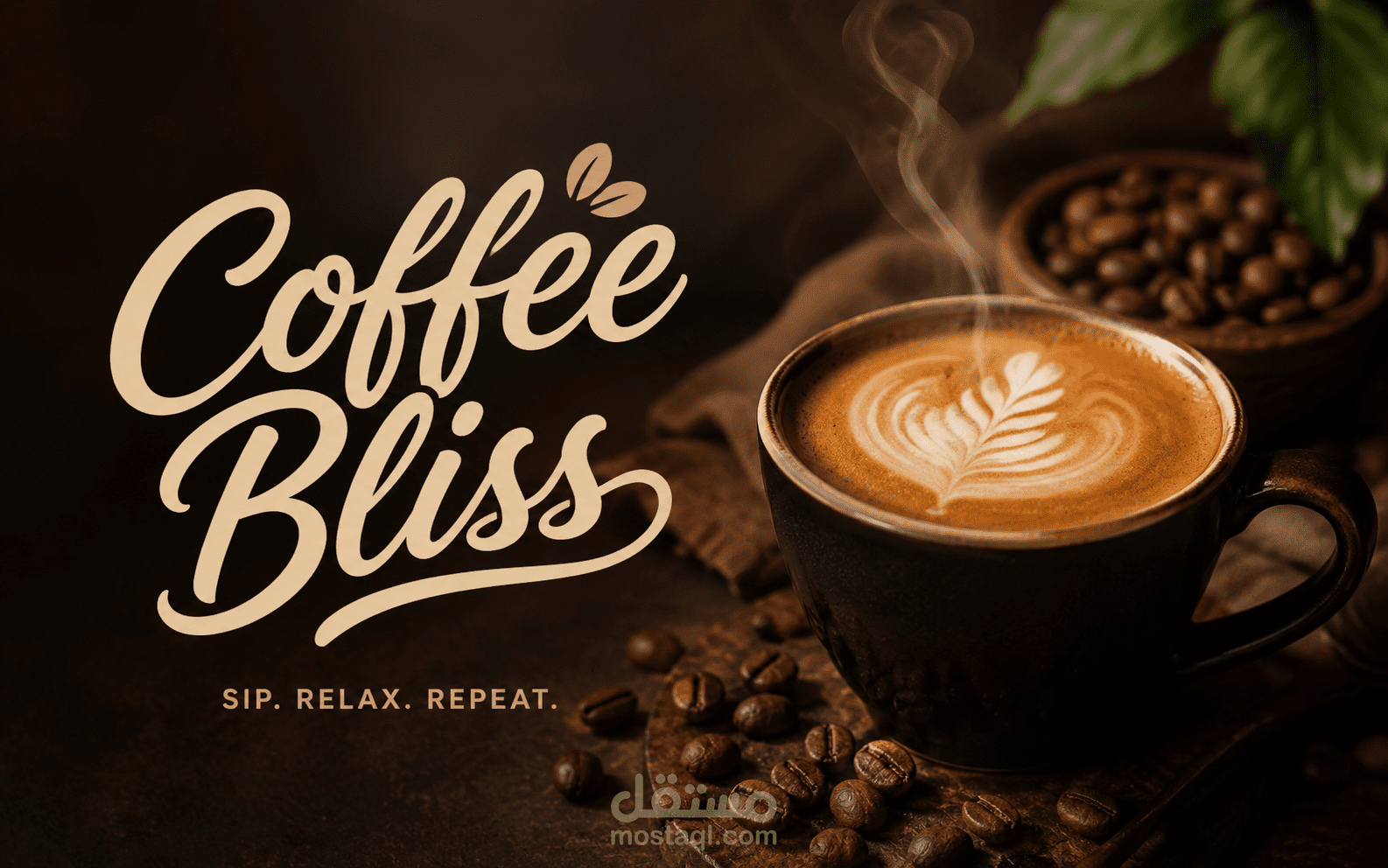 Coffee Bliss Café Poster