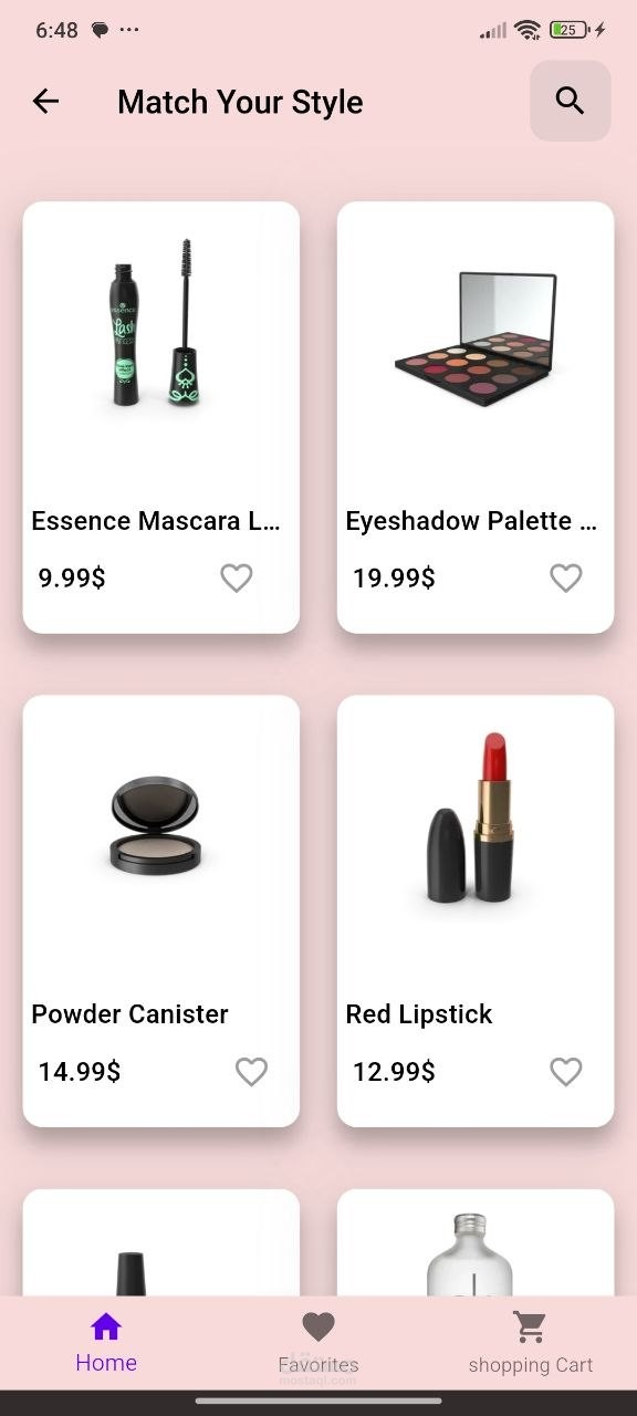 تطبيق متجر إلكتروني متكامل ومتعدد الأقسام (E-Commerce App) باحترافية عالية
