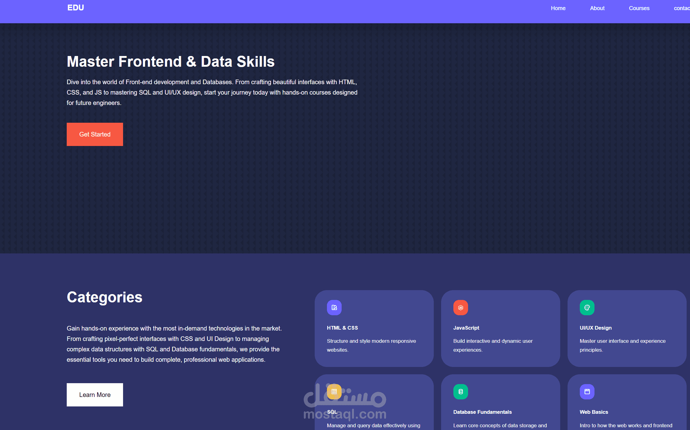 Interactive Programming Educational Platform