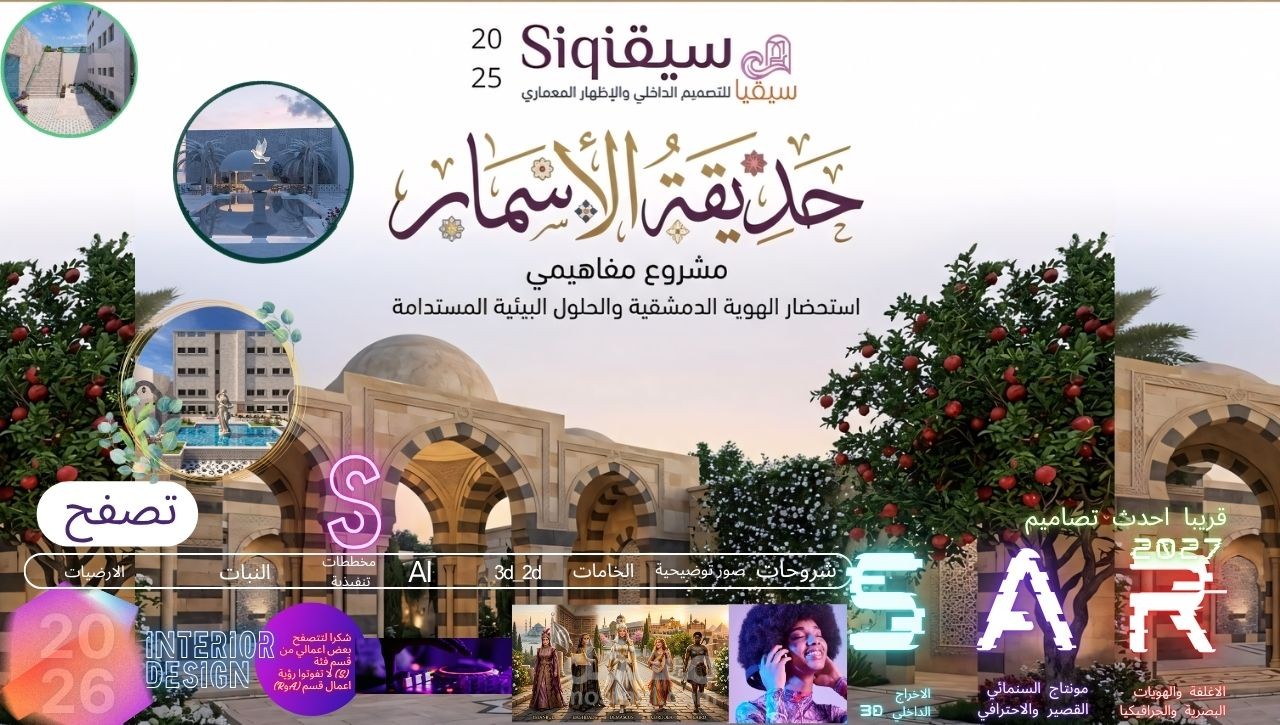 حَدِيقَةُ الْأَسْمَارِ: التَّصْمِيمُ البِيئِيُّ المُسْتَدَامُ (فئة S)[مشروع مفاهيمي متعدد الافكار والخيارات البصرية 3d]