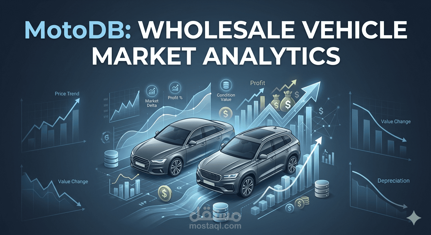 تحليل بيانات مزادات السيارات )MotoDB(