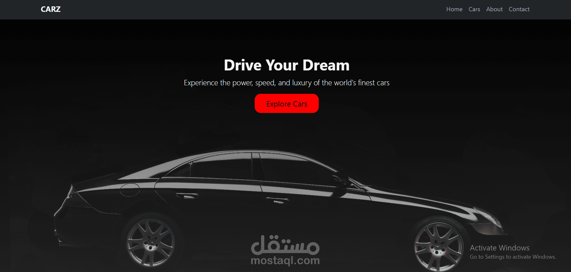 Cars Website