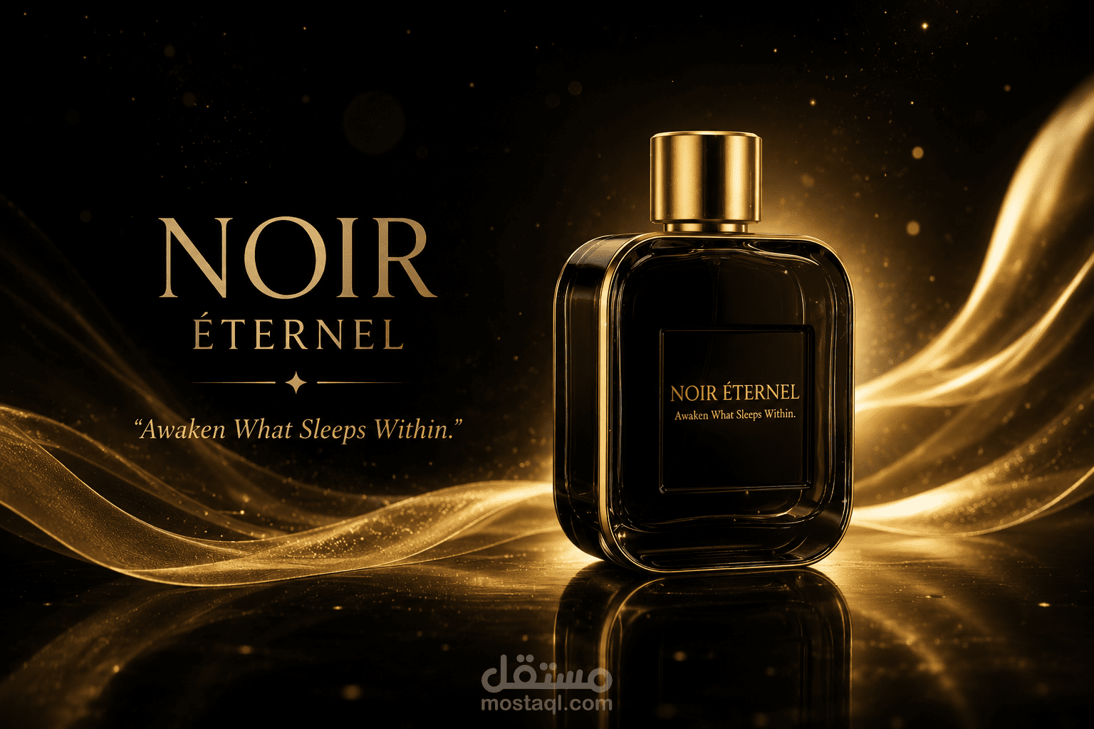 إعلان عطر فاخر بأسلوب سينمائي