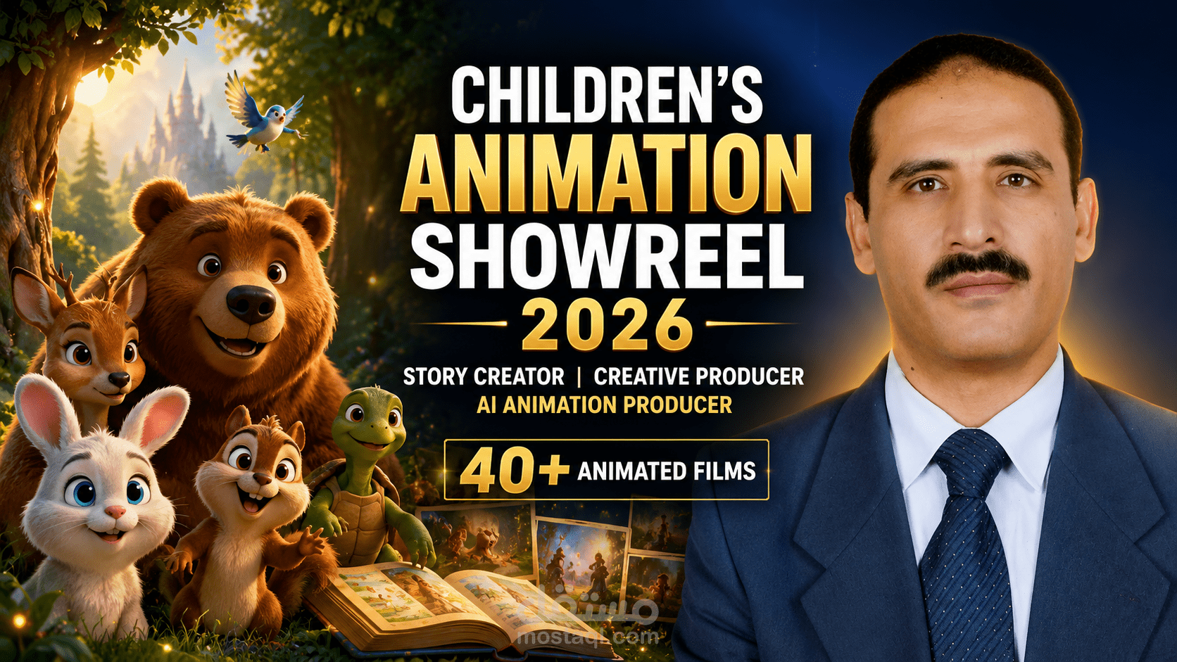 Showreel 2026 | إنتاج رسوم متحركة وقصص أطفال من الفكرة إلى النشر
