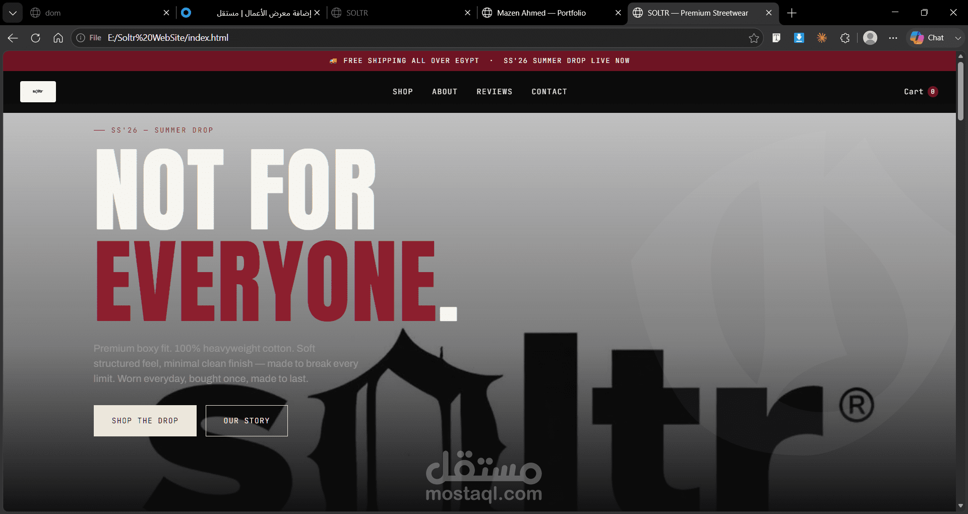 Final Soltr Website