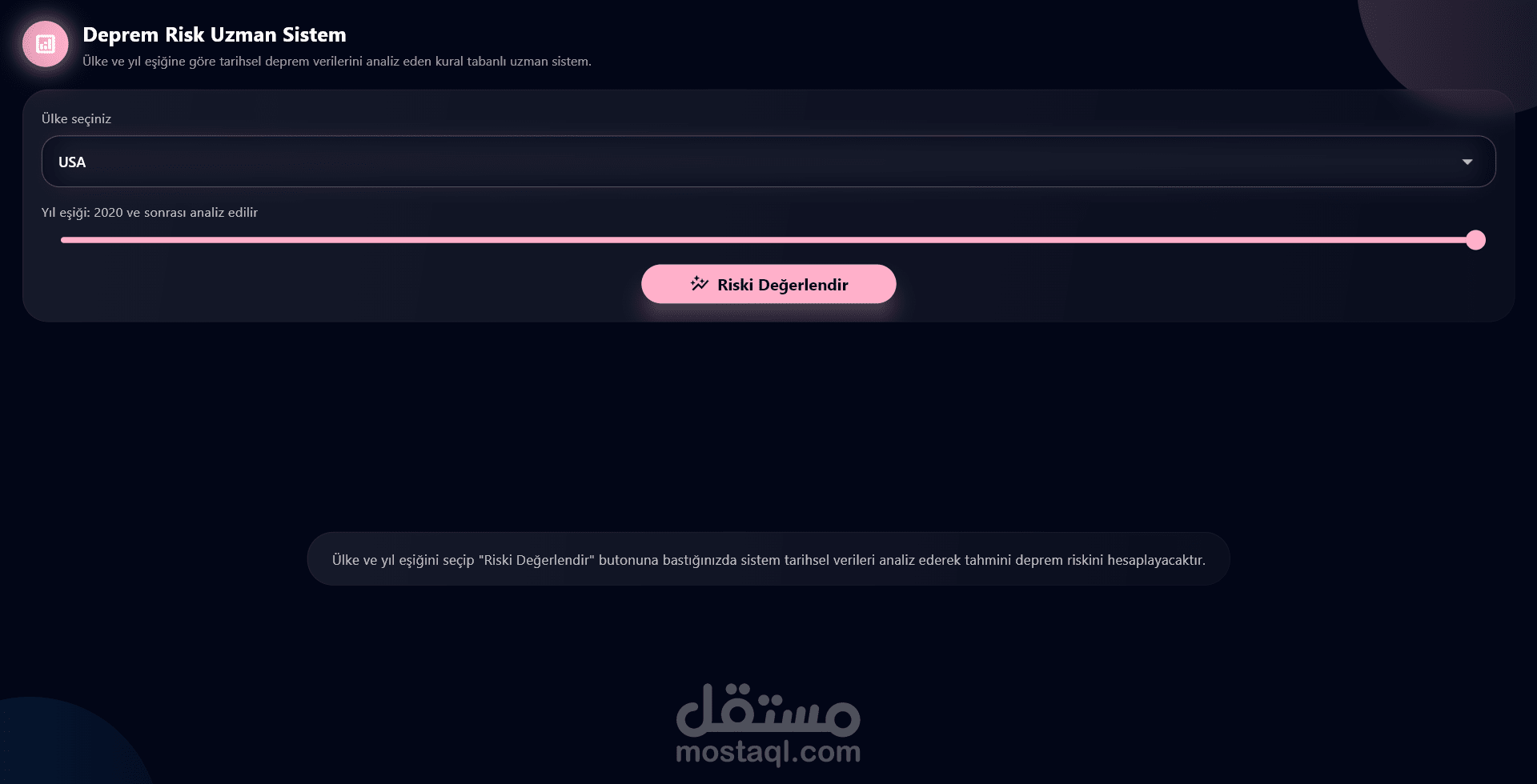 تحليل مخاطر الزلازل بالذكاء الاصطناعي