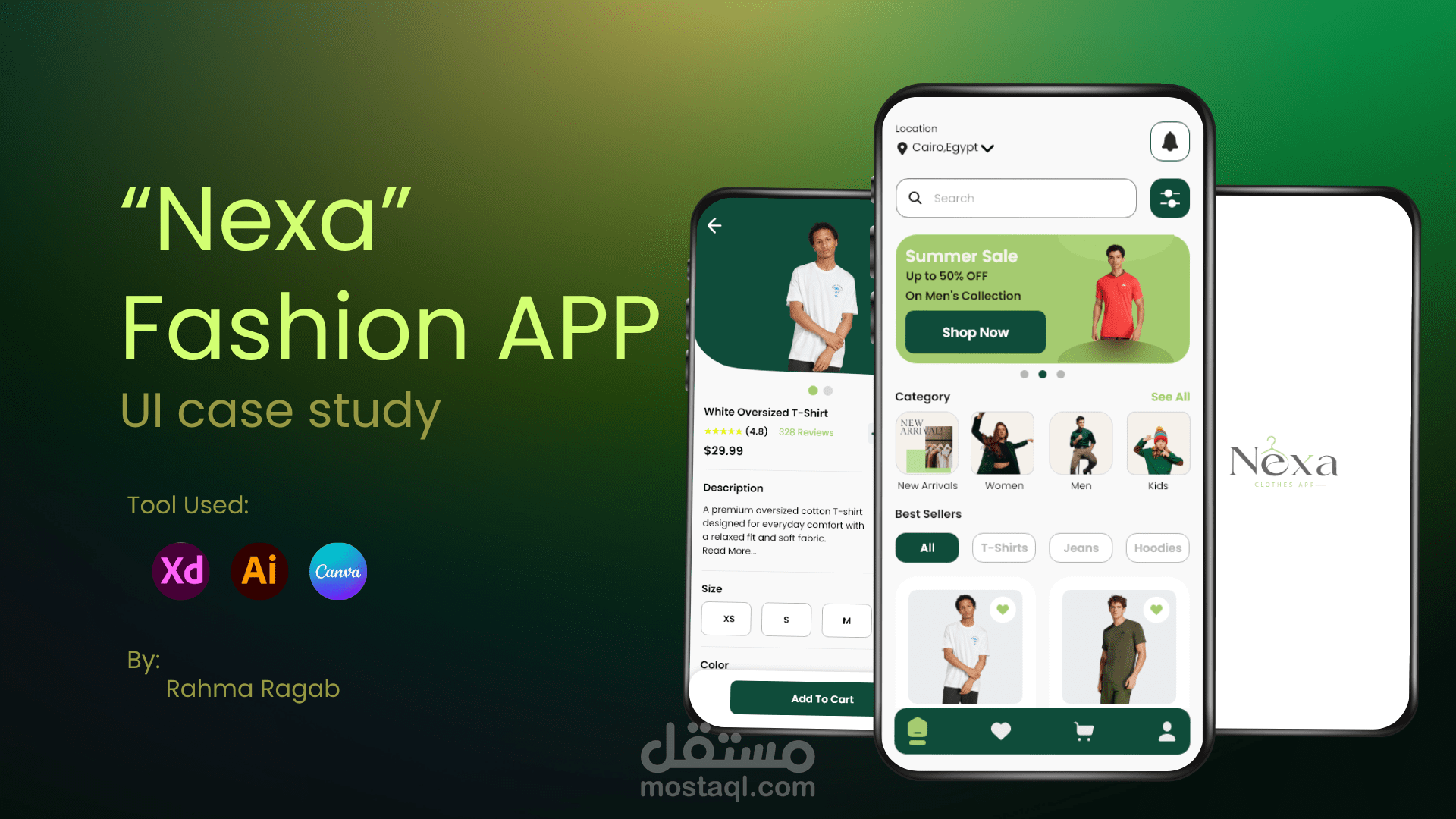 Fashion app (ui case study)