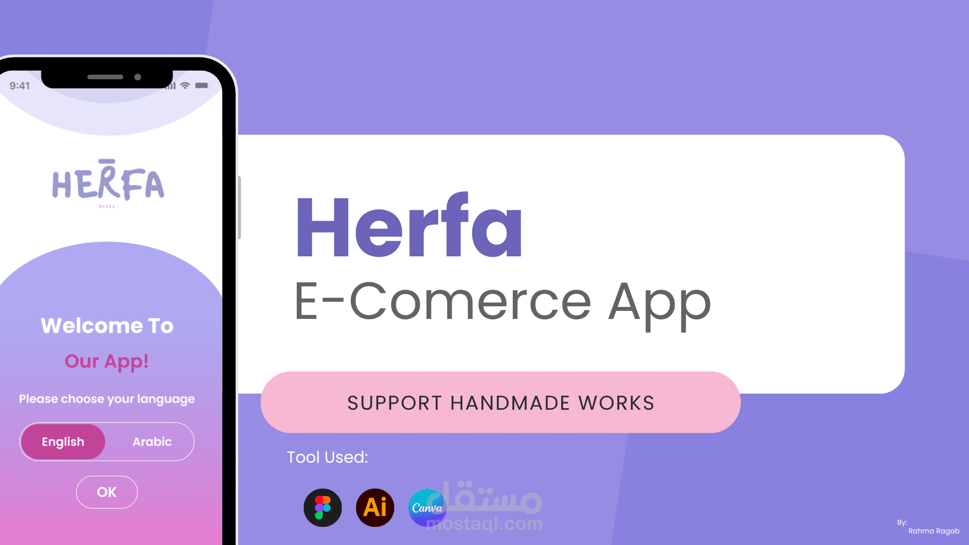 Herfa – Handmade Marketplace UI/UX Design
