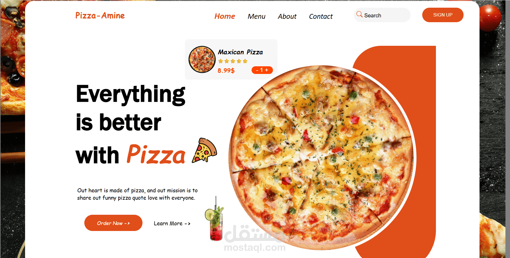 Pizza-Amine