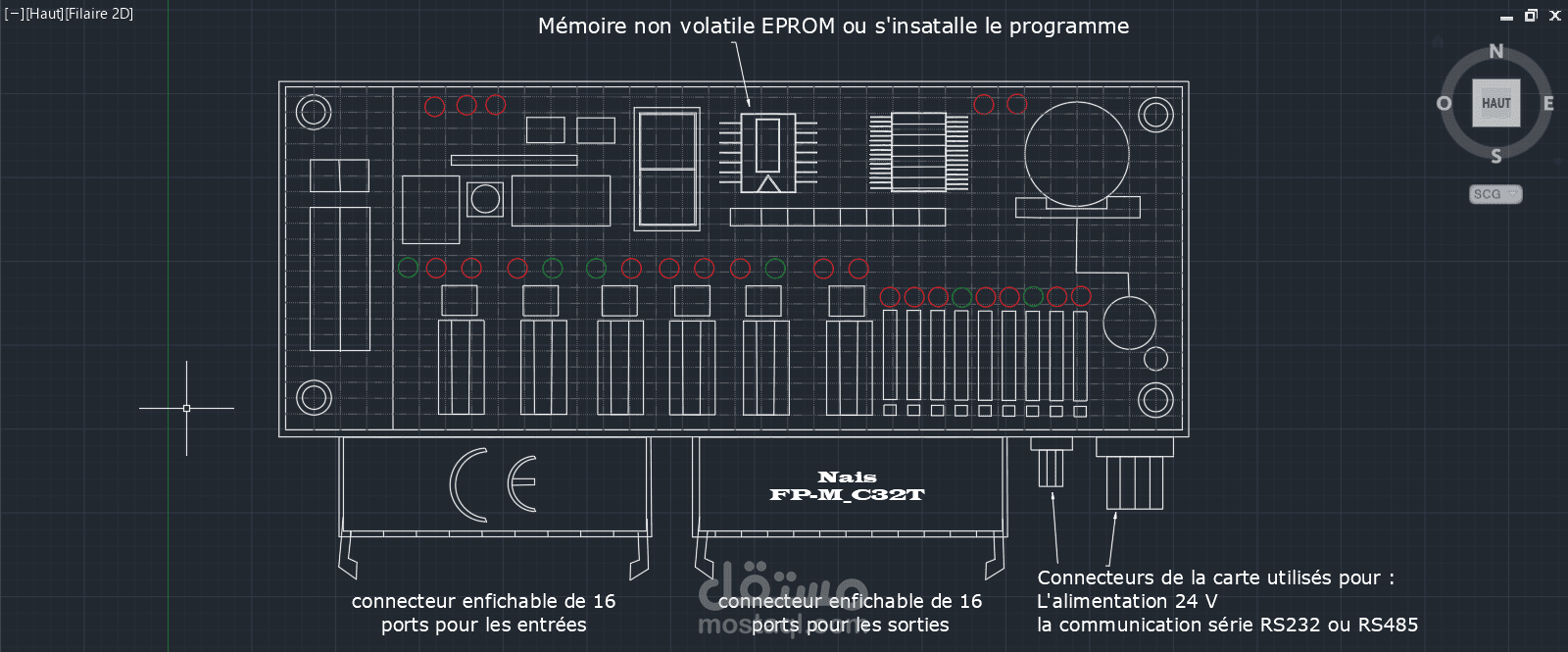 Electrical drawing for industry machine
