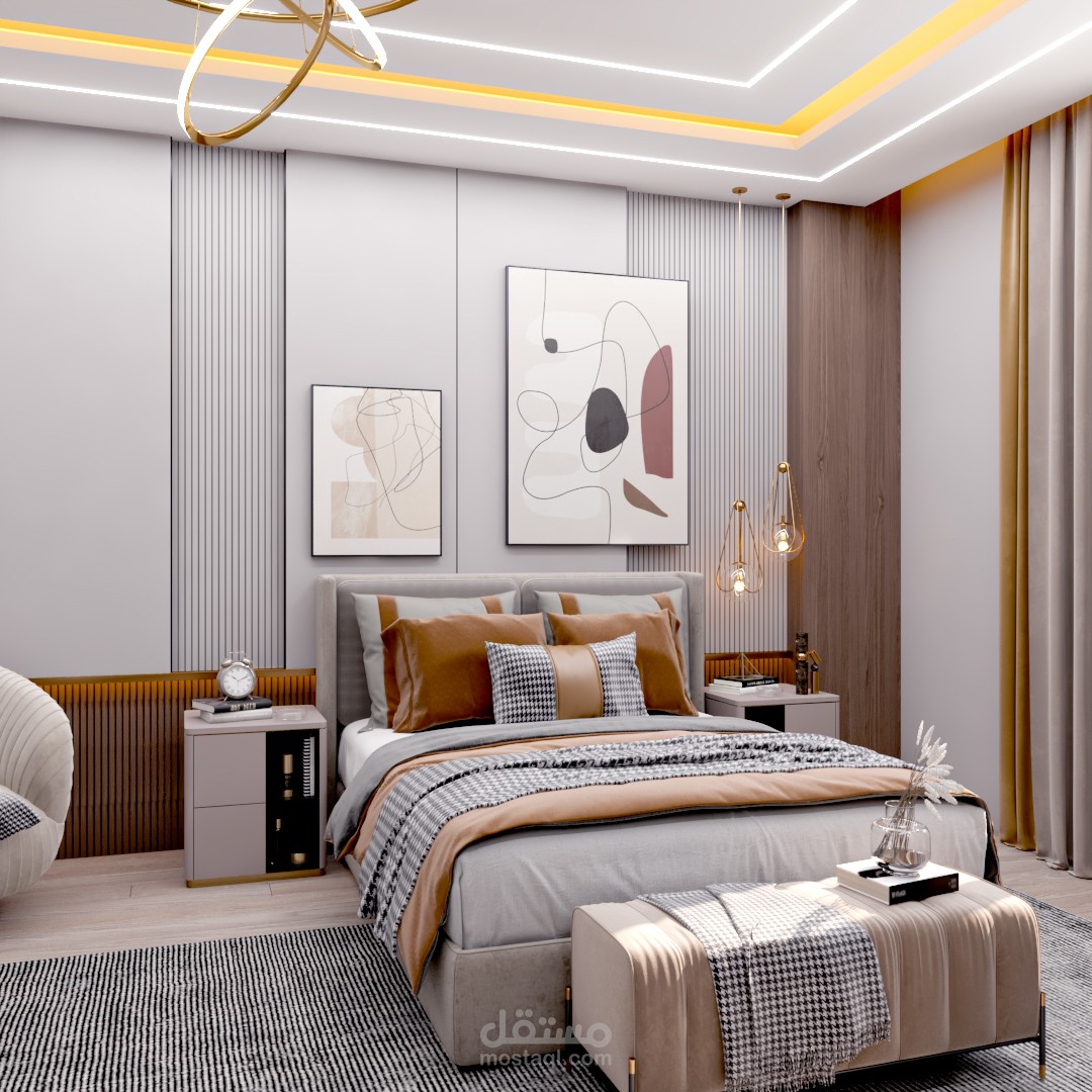 تصميم غرف نوم
