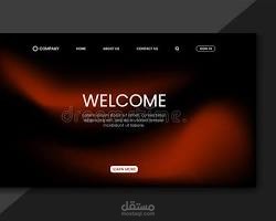 تصميم وتطوير صفحة هبوط احترافية لشركة ناشئة (Responsive Landing Page)