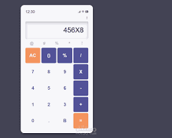 تطبيق حاسبة تفاعلية متطورة عبر الويب (Interactive Web Calculator)
