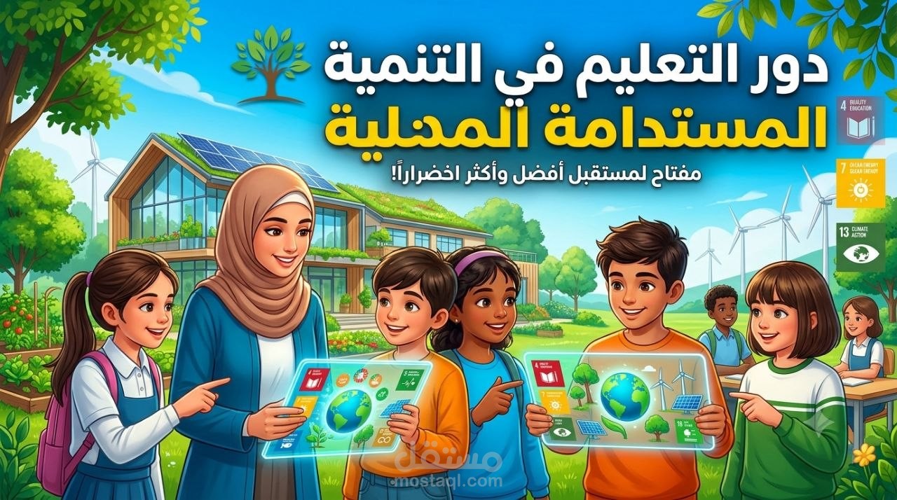 دور التعليم في التنميه المستدام