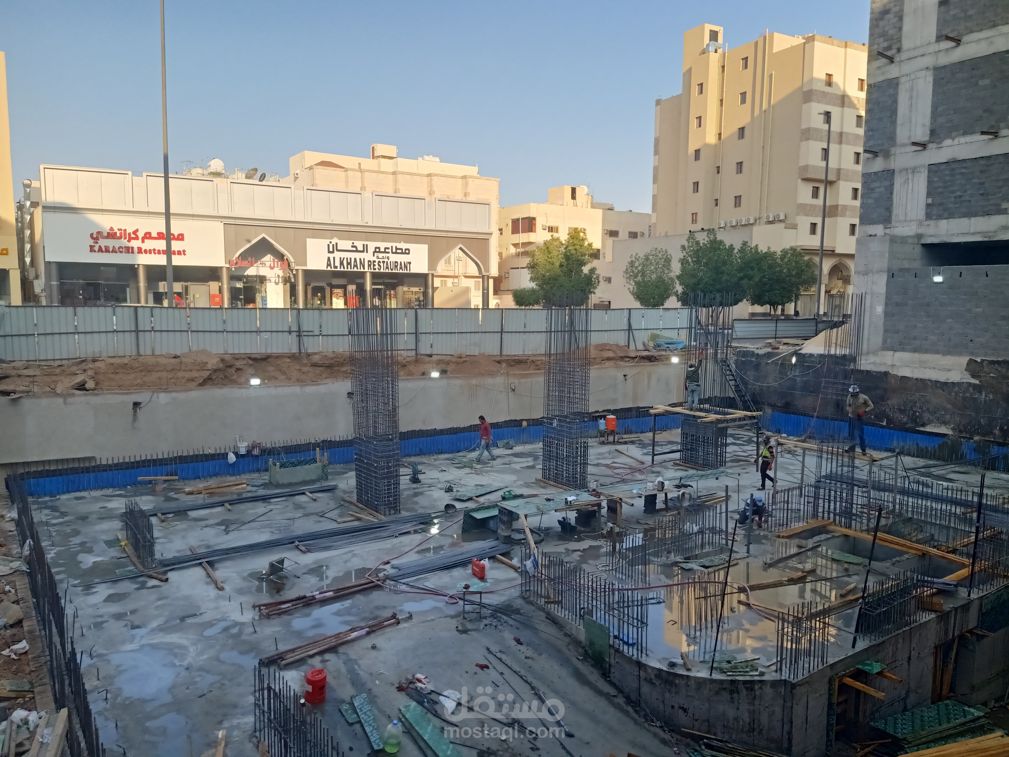 توقيع نقاط اعمدة