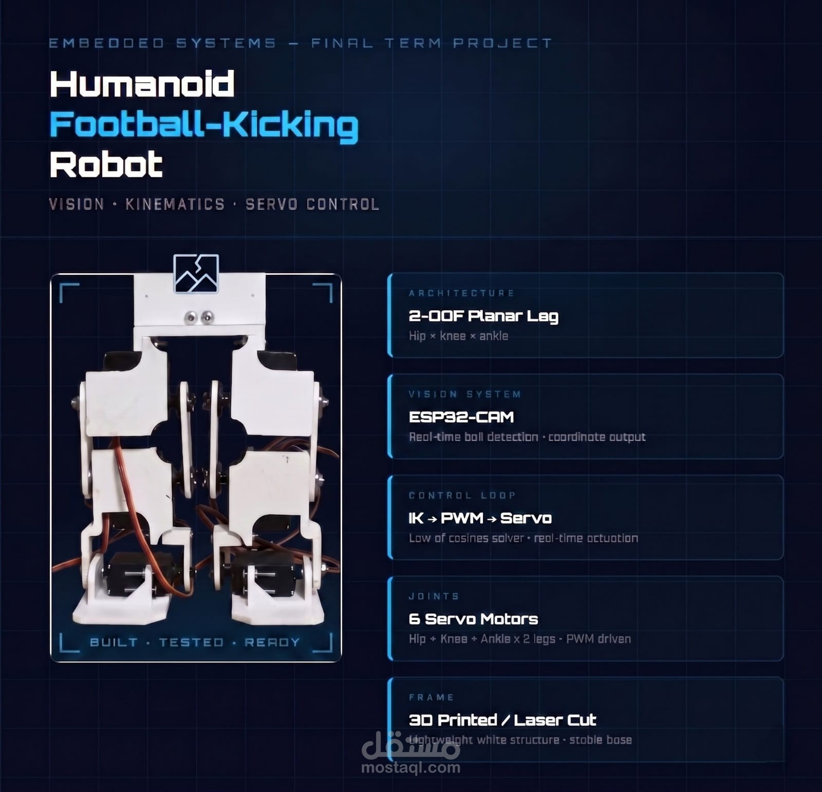 Humanoid Football Kicking Robot