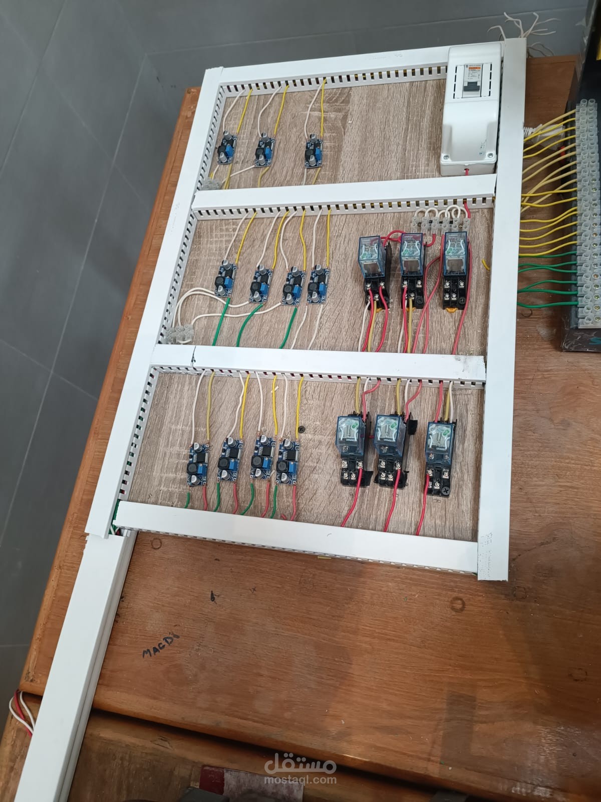 PLC Control Panel & Electrical Wiring — Industrial Automation