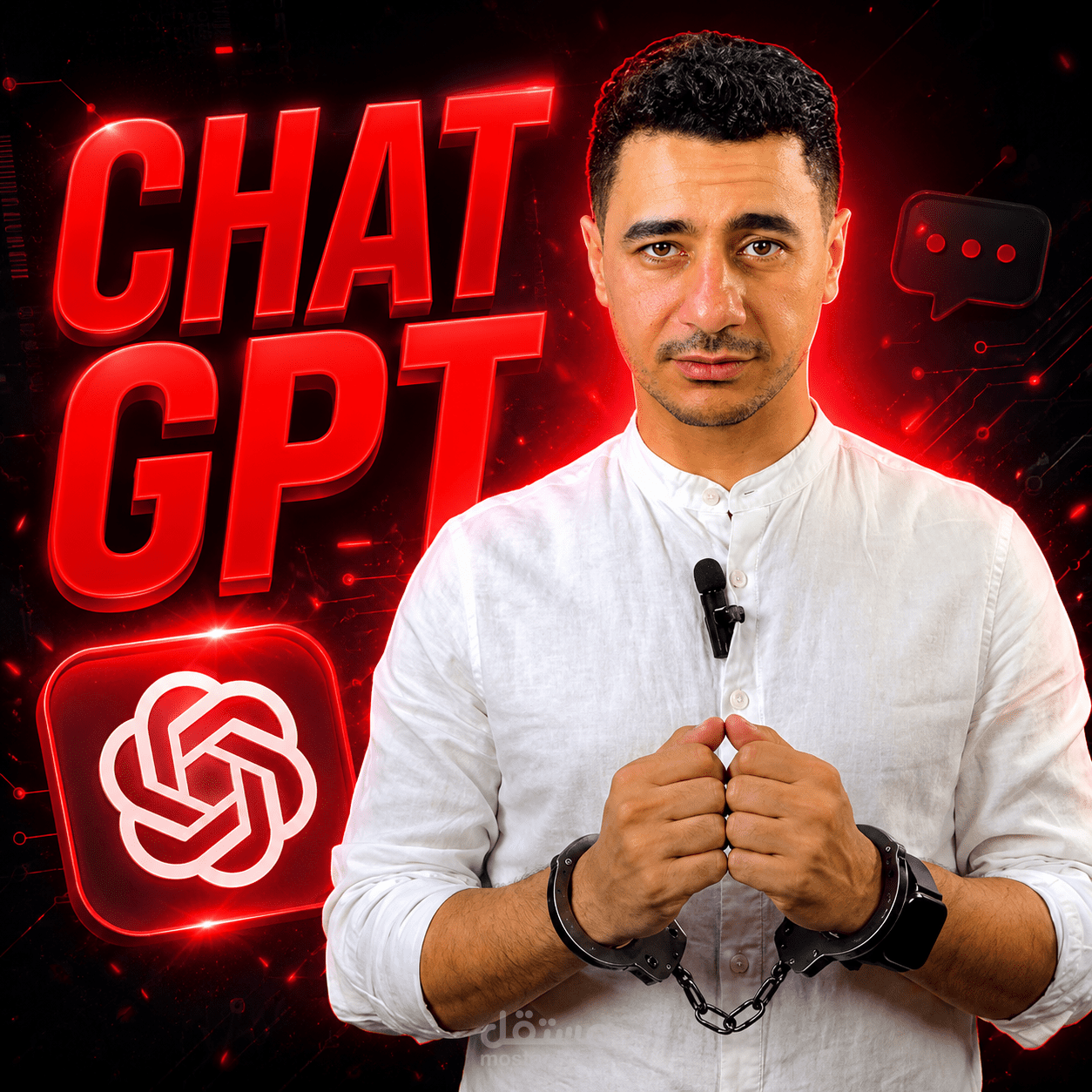 تصميم ريل مونتاج بسيط عن Chat GPT