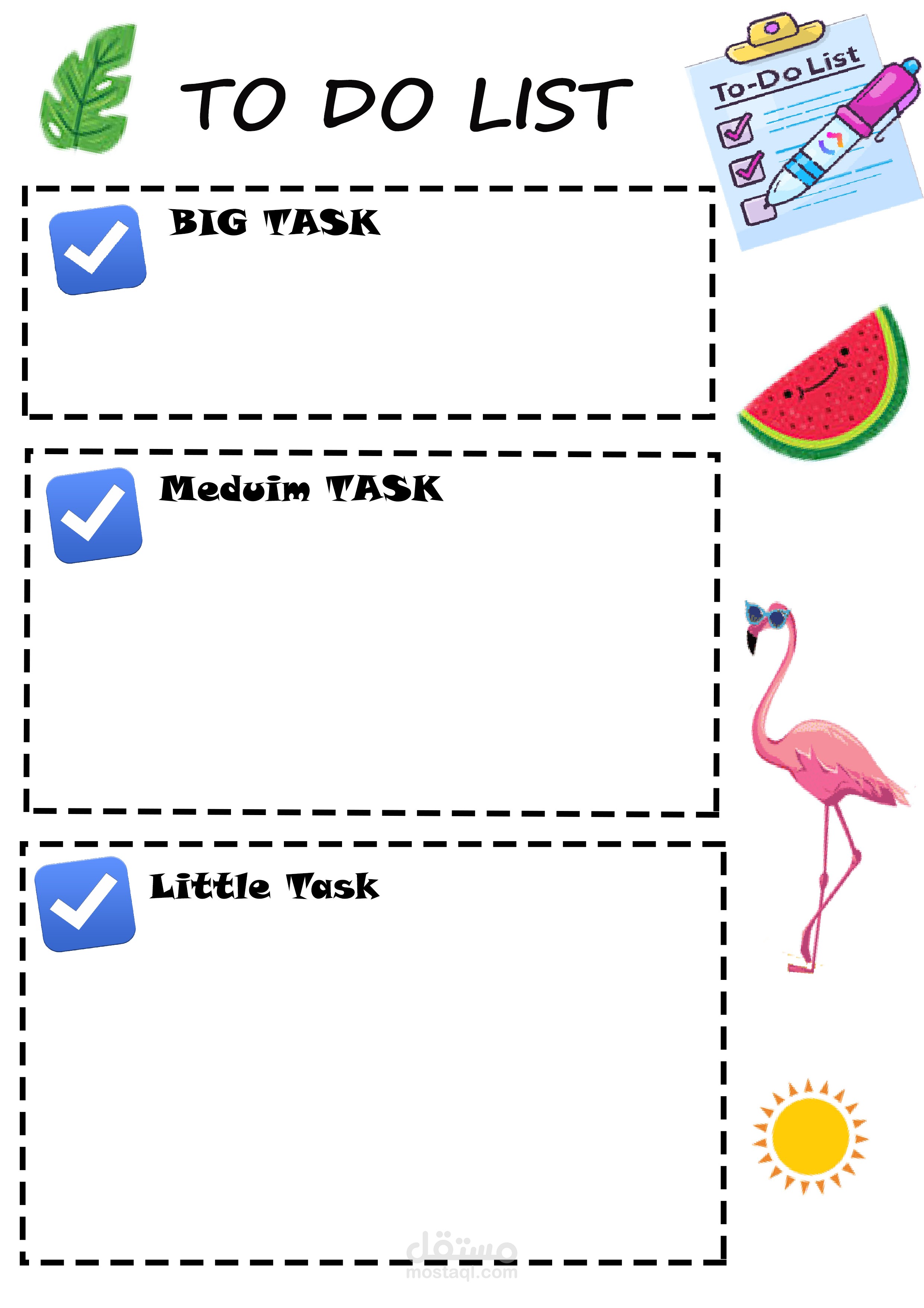 تصميم To Do List