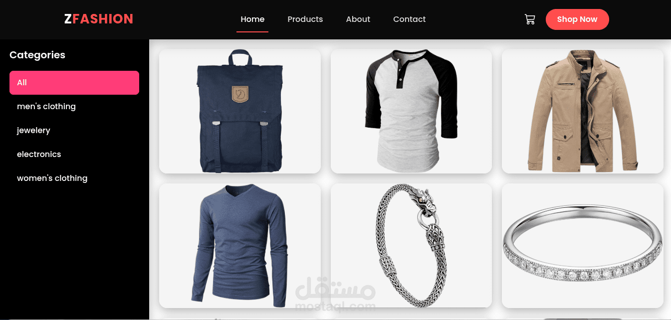 Z-FASHION (E-Commerce React App)