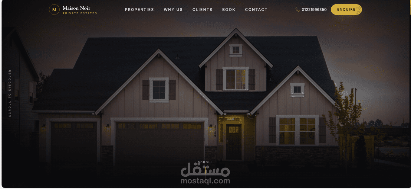 تصميم وتطوير منصة لحجز الفلل والشقق السياحية