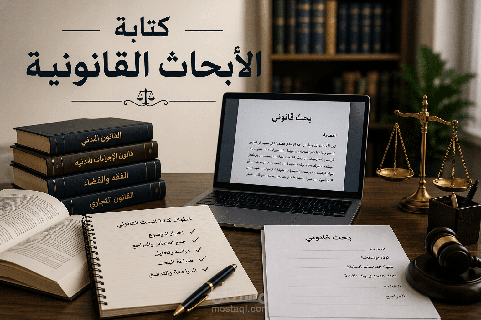 كتابة الابحاث القانونية