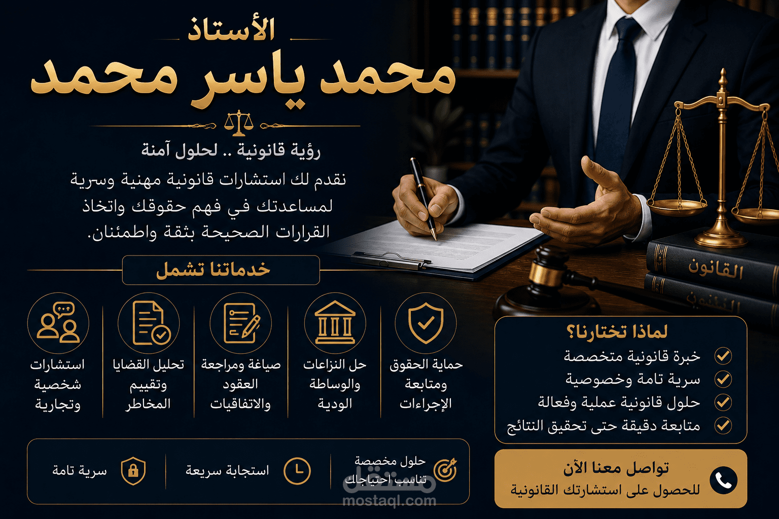 استشارات قانونية و كتابة دعوى