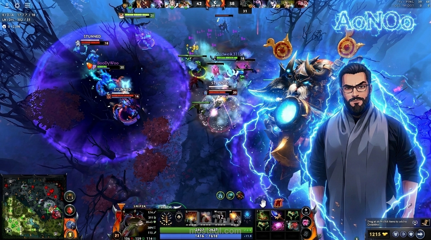 مونتاج جيم بلاي كامل لـ Dota 2 مع دمج المؤثرات (Full Gameplay Edit)