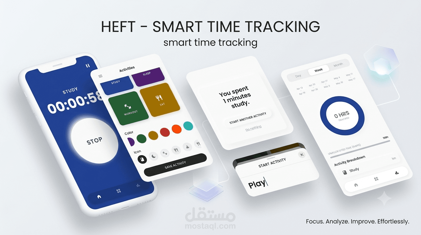 تطبيق Heft (بواجهة مستخدم نظيفة وسهلة الوصول)