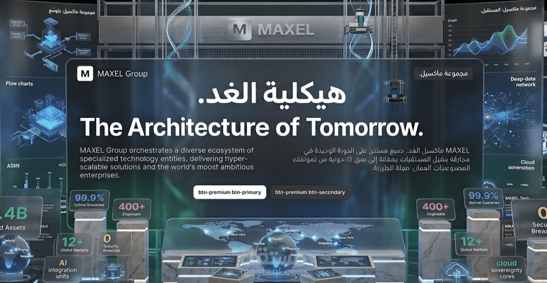 MAXEL Group — Fictional Enterprise Brand