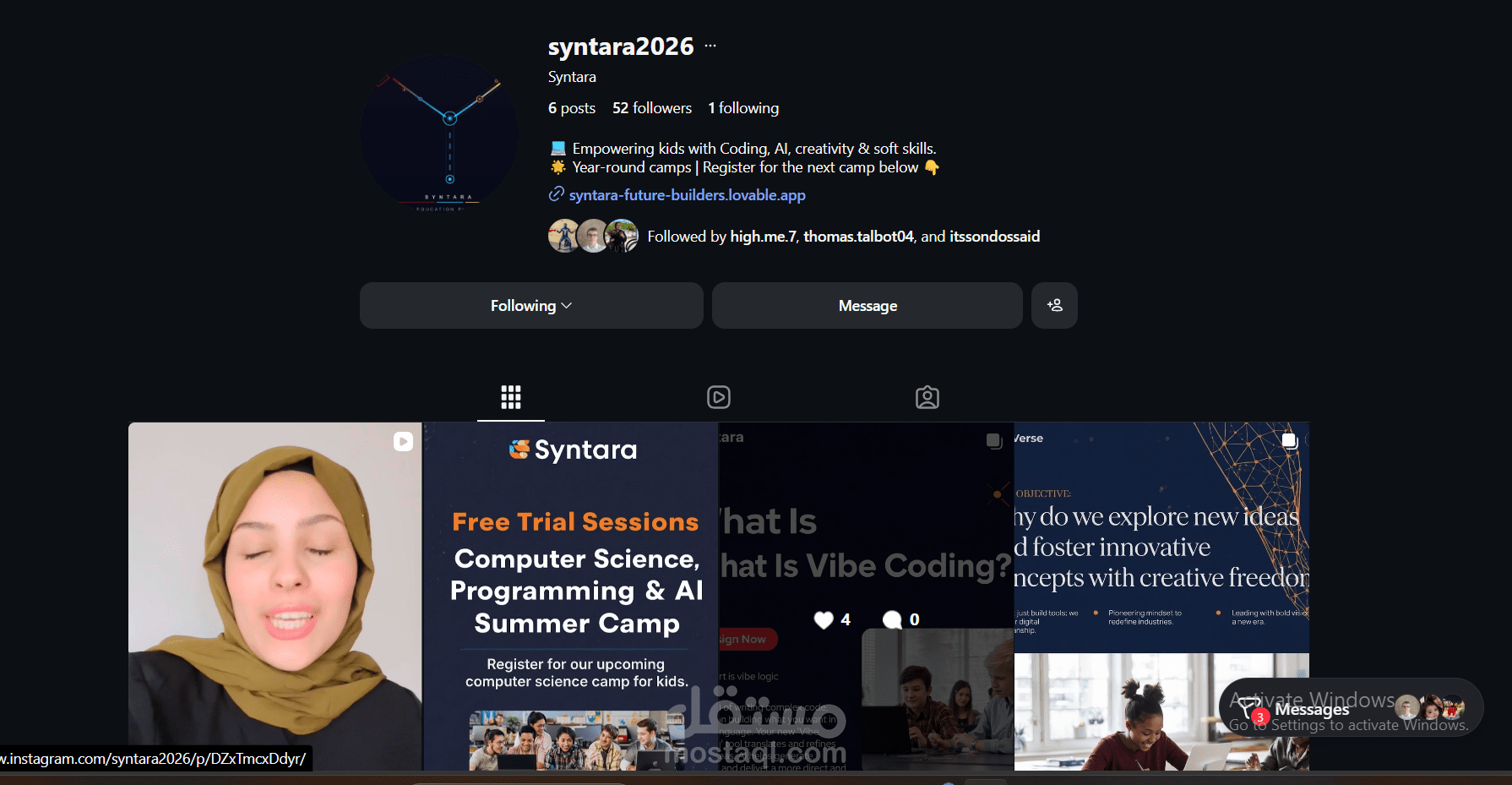 Social media marketing and website building