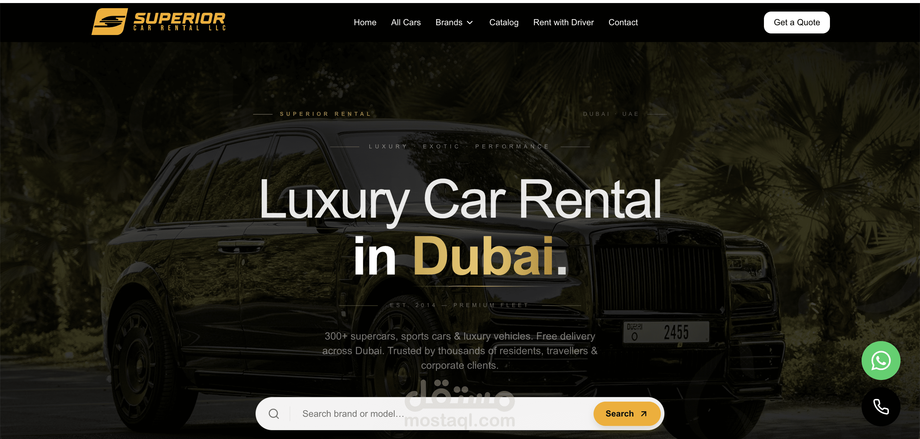 Luxury Car Rental Platform (Dubai)
