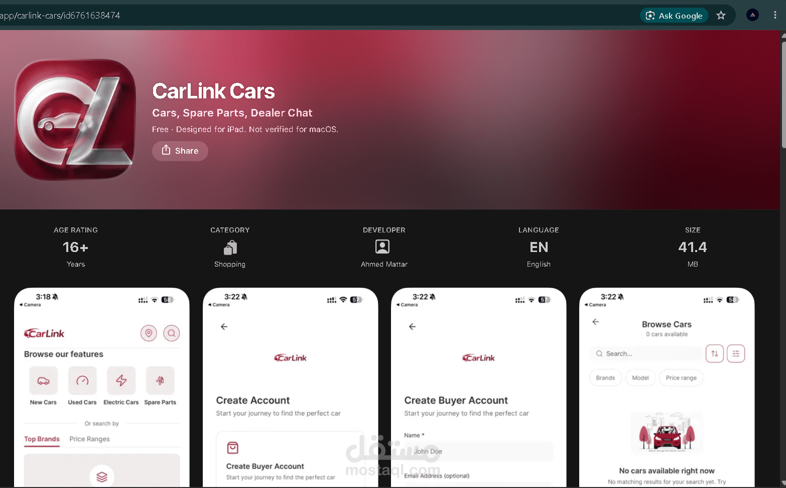 CarLink Cars – Smart Automotive Marketplace