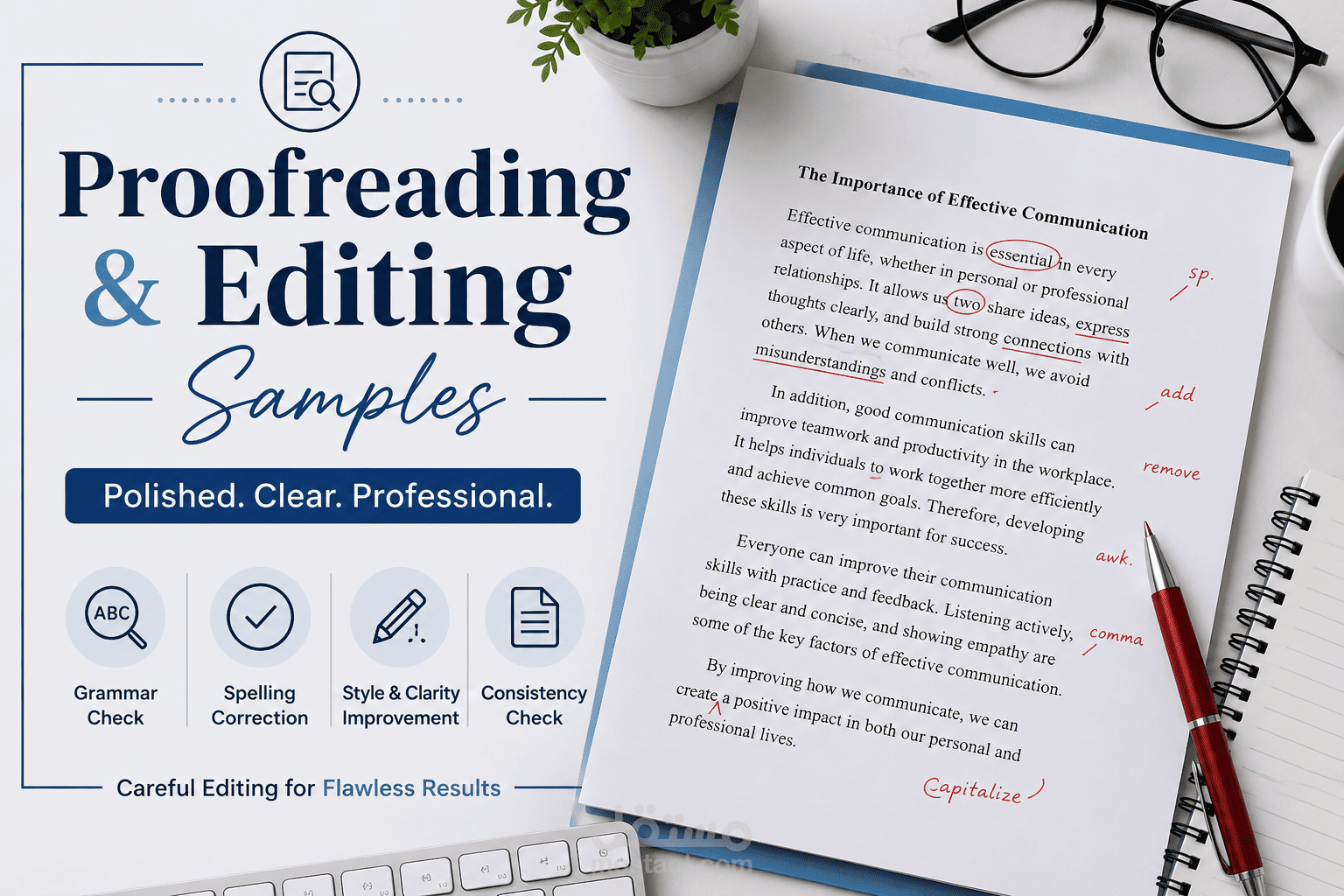 Proofreading & Editing Samples