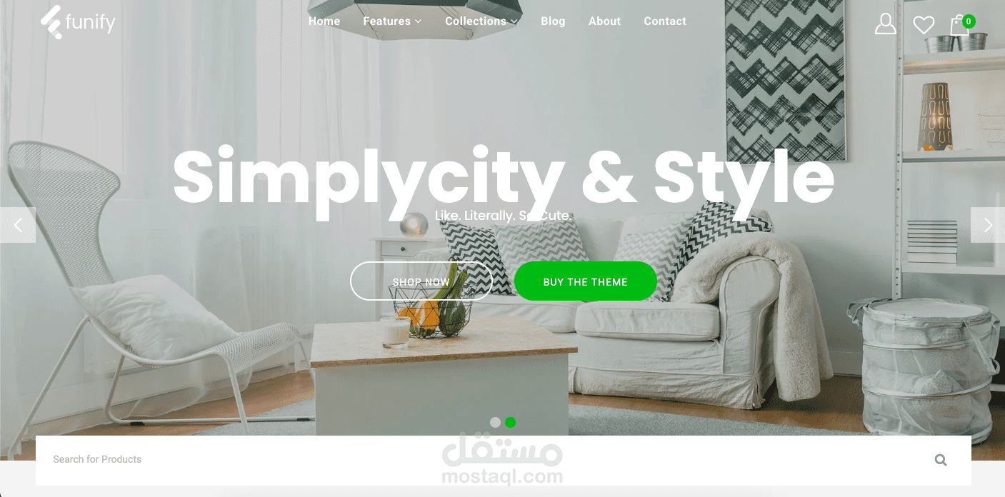 تصميم متجر إلكتروني احترافي على Shopify لبيع الأثاث والديكور المنزلي