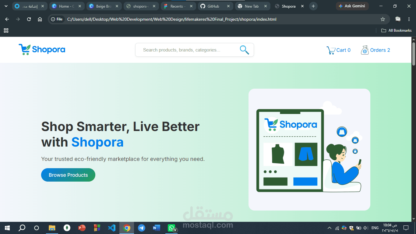 Shopora – E-commerce Marketplace
