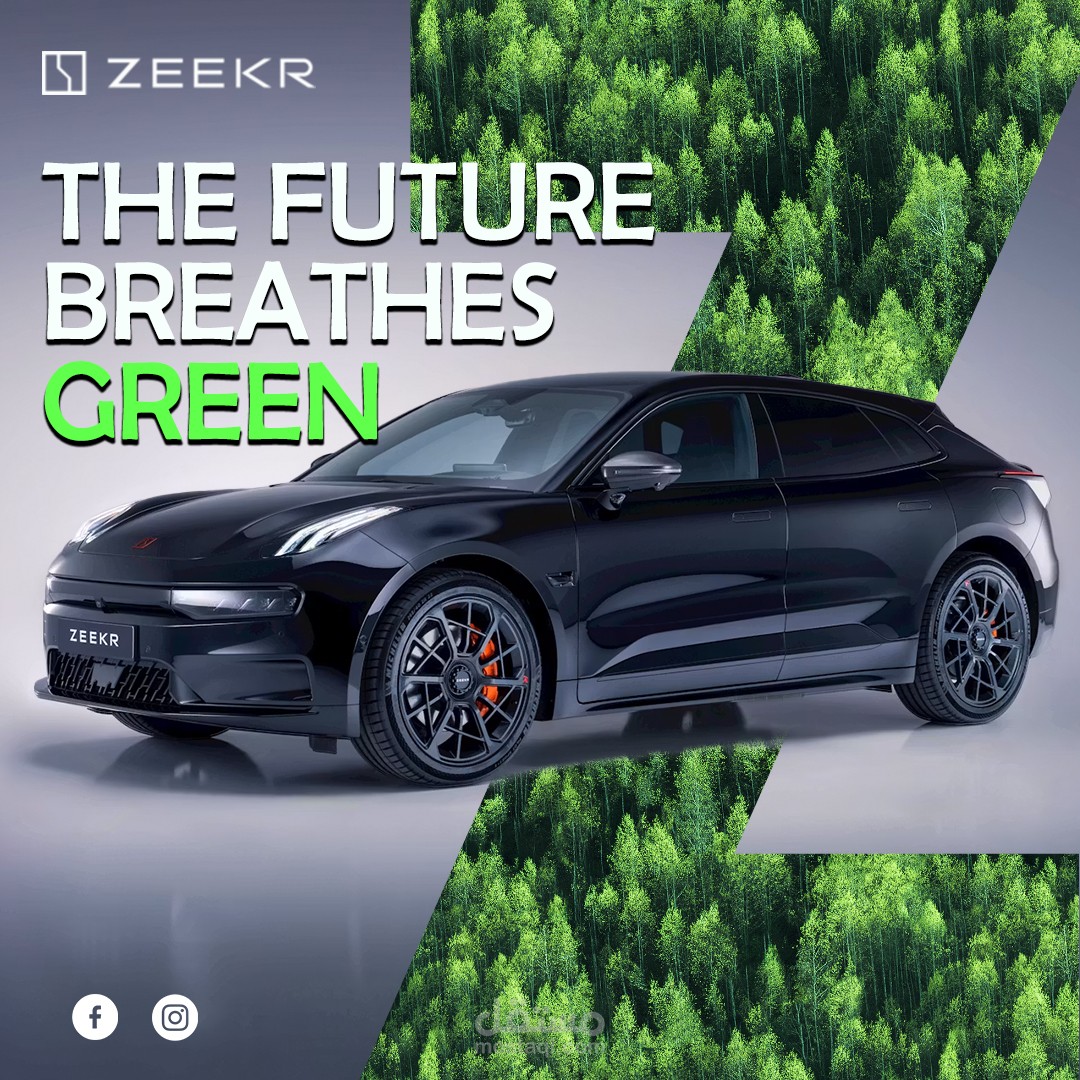 حملة إعلانية إبداعية لسيارات زيكر الكهربائية Zeekr تصميم رقمي و تجاري